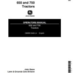John Deere 650 750 Operators Manual OMRW15455