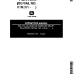 John Deere 655 755 855 955 Operators Manual OMM92614