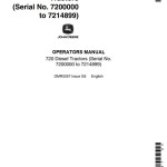 John Deere 720 Operators Manual OMR2057
