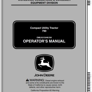 John Deere 790 Operator's Manual EN ES