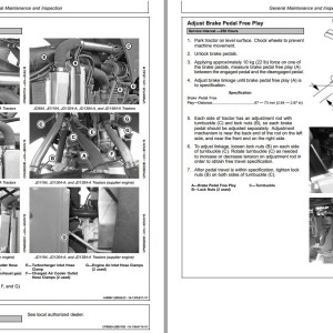 John Deere JD954 JD1104 JD1204-A JD1354-A JD1404-A Operator's Manual