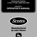John Deere L1742 L17.542 L2048 L2548 Operator's Manual OMGX20928