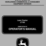 John Deere LT190 Operator's Manual OMM152795