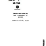 John Deere M Series Operators Manual OMTM31051