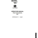John Deere MC Operators Manual OMTMC2551