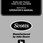John Deere S1642 S1742 S2046 Operator's Manual OMGX10784