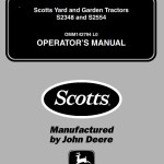 John Deere S2348 S2554 Operator's Manual OMM142794