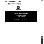 John Deere STX30 STX38 Operators Manual