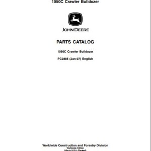 John Deere 1050C Parts Catalog PC2885