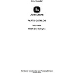 John Deere 344J Parts Catalog PC9372