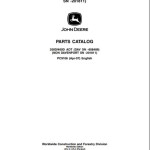 John Deere 350D 400D 350ADT 400ADT Parts Catalog PC9106