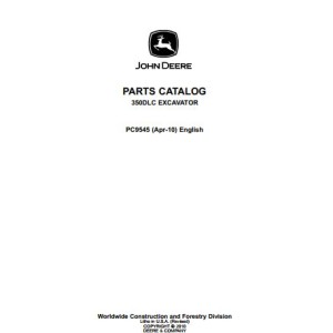 John Deere 350DLC Parts Catalog PC9545