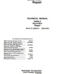 John Deere 350GLC Technical Repair Manual TM12179