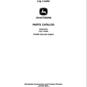 John Deere 435C 437C Parts Catalog PC9469