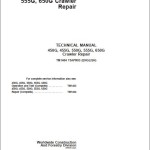 John Deere 450G 455G 550G 555G 650G Technical Repair Manual TM1404