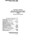 John Deere 450J 550J 650J Operation And Test Manual TM10292