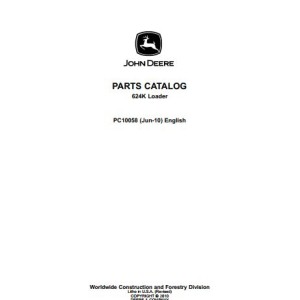 John Deere 624K Parts Catalog PC10058