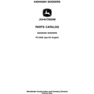John Deere 640H 648H Parts Catalog PC10032