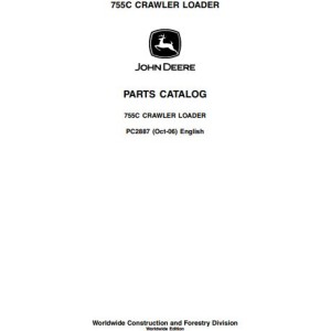 John Deere 755C Parts Catalog PC2887