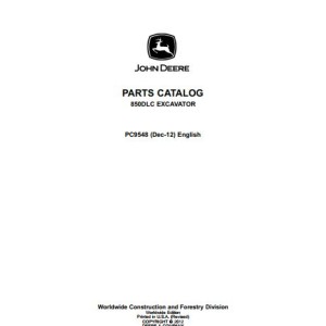 John Deere 850DLC Parts Catalog PC9548