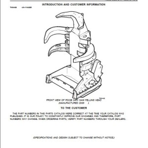 John Deere FD22B Parts Manual PC9512