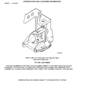 John Deere FD45 Parts Manual PC9304