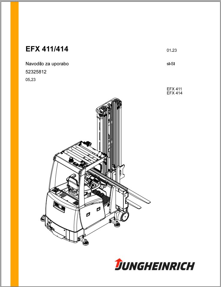 Jungheinrich Forklift 2.87 GB Slovenian Operating Manual 09.2023 (1)