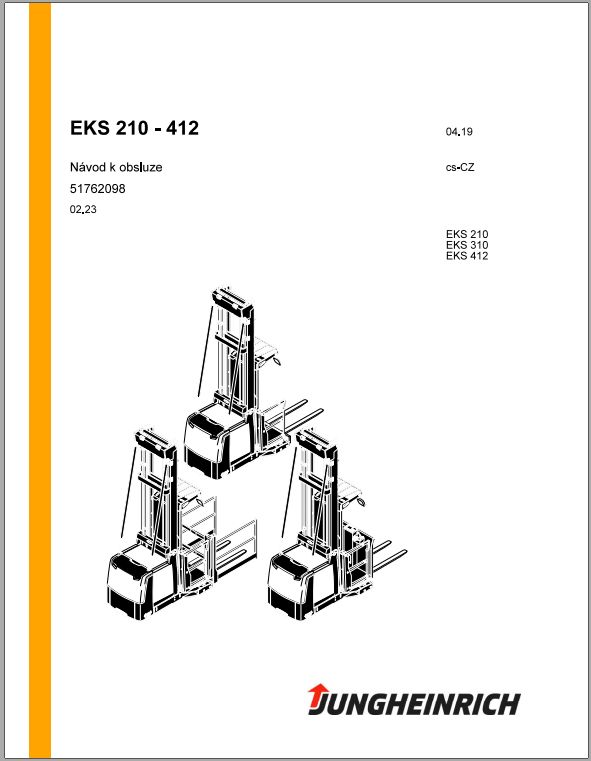 Jungheinrich Forklift 3.10 GB Czech Operating Manual 06.2023_1