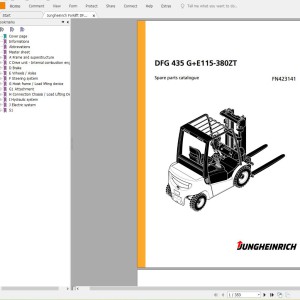 Jungheinrich Forklift Collection 13.8 GB PDF Spare Parts Catalog