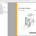Jungheinrich Forklift Collection 14 GB PDF Spare Parts Catalog