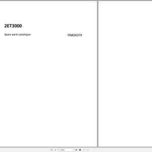 Jungheinrich 2ET3000 Parts Catalog FN426319