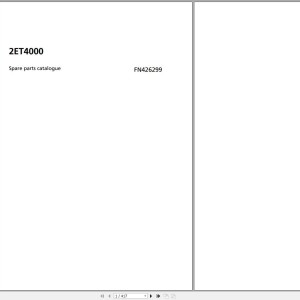 Jungheinrich 2ET4000 Parts Catalog FN426299