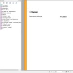 Jungheinrich 2ET4000 Spare Parts Manual FN426300