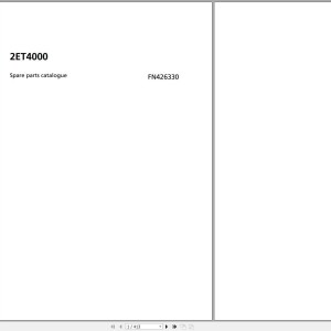 Jungheinrich 2ET4000 Parts Catalog FN426330