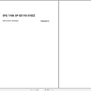 Jungheinrich EFG 110k SP GE110-310ZZ Parts Catalog FN426413