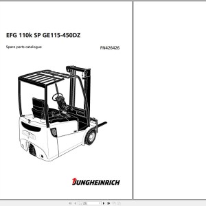 Jungheinrich EFG 110k SP GE115-450DZ Parts Catalog FN426426