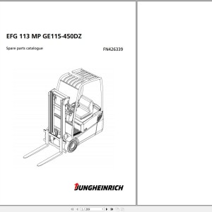 Jungheinrich EFG 113 MP GE115-450DZ Parts Catalog FN426339