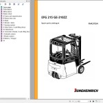 Jungheinrich EFG 215 GE-310ZZ Spare Parts Manual FN427054