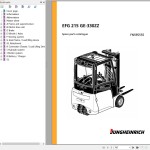 Jungheinrich EFG 215 GE-330ZZ Spare Parts Manual FN595555