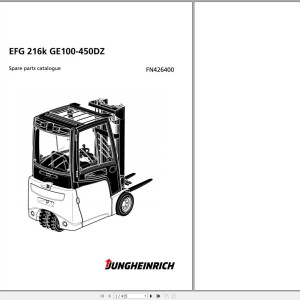 Jungheinrich EFG 216k GE100-450DZ Parts Catalog FN426400
