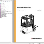 Jungheinrich EFG 216k GE100-600DZ Spare Parts Manual FN427198