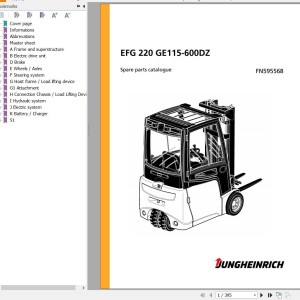 Jungheinrich EFG 220 GE115-600DZ Parts Catalog FN595568