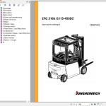 Jungheinrich EFG 316k G115-450DZ Parts Catalog FN427232