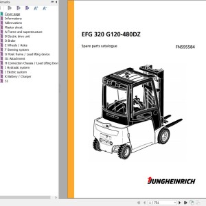 Jungheinrich EFG 320 G120-480DZ Parts Catalog FN595584