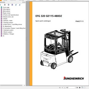 Jungheinrich EFG 320 GE115-480DZ Parts Catalog FN427111