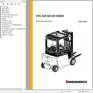 Jungheinrich EFG 320 GE120-550DZ Parts Catalog FN427060