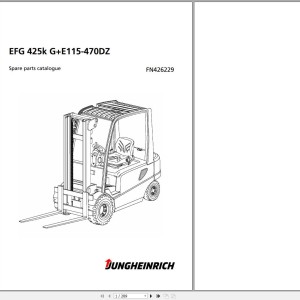 Jungheinrich EFG 425k G+E115-470DZ Parts Catalog FN426229