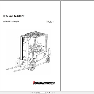 Jungheinrich EFG 540 G-400ZT Parts Catalog FN426341