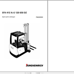 Jungheinrich EFX 413 X+S 120 650 DZ Parts Catalog FN426503