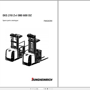 Jungheinrich EKS 210 Z+I 080 600 DZ Parts Catalog FN426394